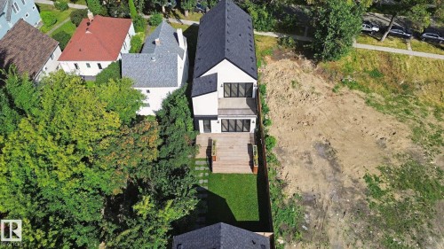 Modern two-story residence with a dark-pitched roof - 10925 University Avenue Nw, Edmonton, AB 