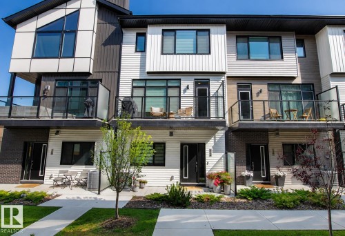 #82 50 Ebony Bv, Sherwood Park, AB - Outdoor With Balcony With Facade