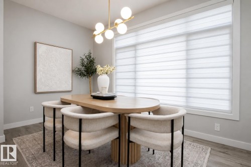 #82 50 Ebony Bv, Sherwood Park, AB - Indoor Photo Showing Dining Room