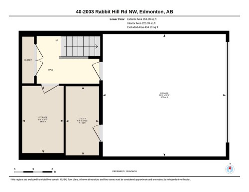 Floor plan - #40 2003 Rabbit Hill Rd Nw, Edmonton, AB 