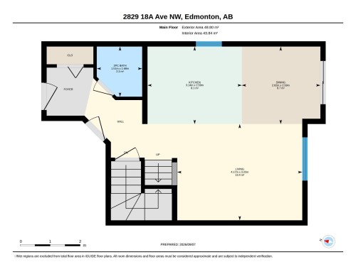 Floor plan - 2829 18A Avenue Nw, Edmonton, AB 