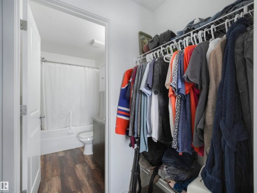Walk-in closet with wire shelving system - #414 340 Windermere Rd Nw, Edmonton, AB 