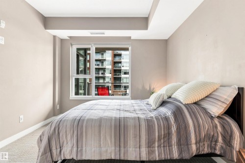Recessed ceiling detail and neutral wall tones - #416 2510 109 St Nw, Edmonton, AB 