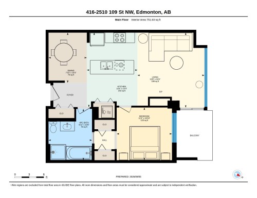 Floor plan - #416 2510 109 St Nw, Edmonton, AB 