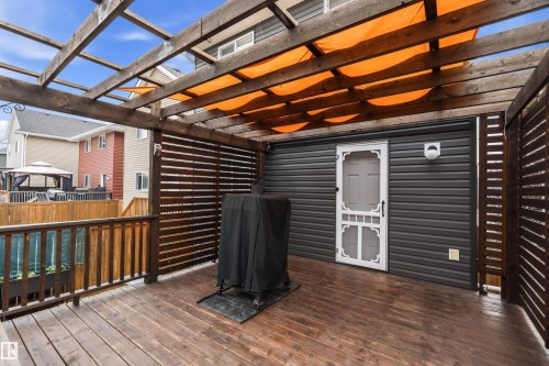 306 Simmonds Way, Leduc, AB - Outdoor With Deck Patio Veranda With Exterior