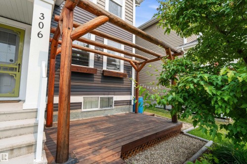 306 Simmonds Way, Leduc, AB - Outdoor With Deck Patio Veranda