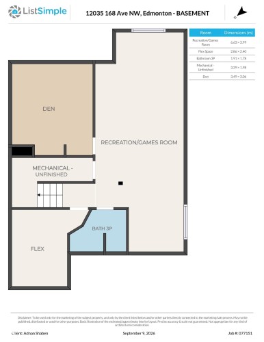Floor plan - 12035 168 Avenue Nw, Edmonton, AB 