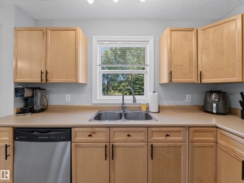 #44 12050 17 Av Sw, Edmonton, AB - Indoor Photo Showing Kitchen With Double Sink