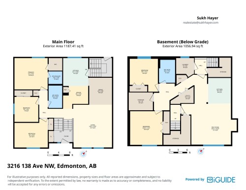 Floor plan - 3216 138 Avenue Nw, Edmonton, AB 