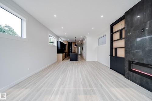 9919 87 Street Nw, Edmonton, AB - Indoor With Fireplace