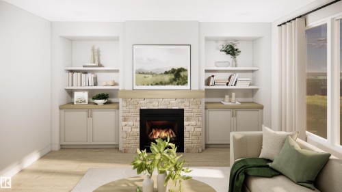 23 Darby Crescent, Spruce Grove, AB - Indoor With Fireplace