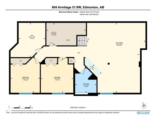 Floor plan - 904 Armitage Court Sw, Edmonton, AB 