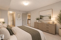 Wall-to-wall carpeting with light-toned wall finishes - 