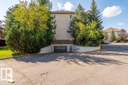 One of the access points to the underground parkade. - 
