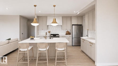 34 Sydwyck Circle, Spruce Grove, AB - Indoor Photo Showing Kitchen With Upgraded Kitchen