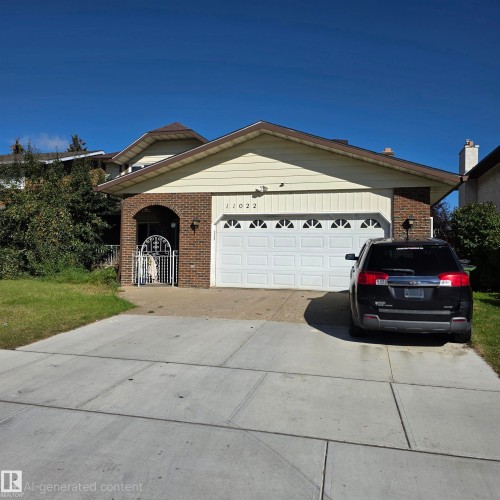 Brick and siding exterior with an arched entry - 11022 158 Avenue Nw, Edmonton, AB 