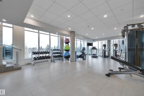 #1304 14105 West Block Dr Nw, Edmonton, AB - Indoor Photo Showing Gym Room