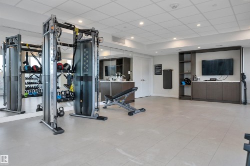 #1304 14105 West Block Dr Nw, Edmonton, AB - Indoor Photo Showing Gym Room