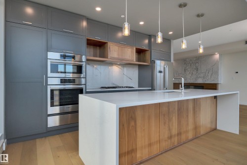 #1304 14105 West Block Dr Nw, Edmonton, AB - Indoor Photo Showing Kitchen With Upgraded Kitchen