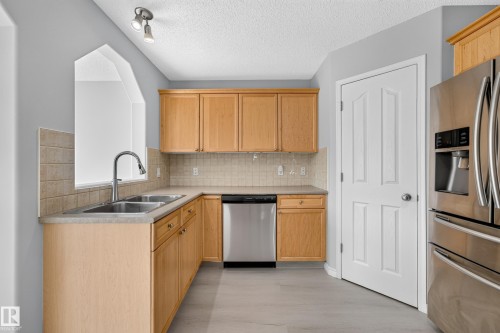 1103 117 Street Sw, Edmonton, AB - Indoor Photo Showing Kitchen With Double Sink