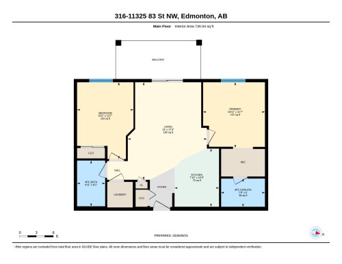 Floor plan - #316 11325 83 St Nw, Edmonton, AB 