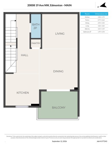 Floor plan - 20008 19 Avenue Nw, Edmonton, AB 