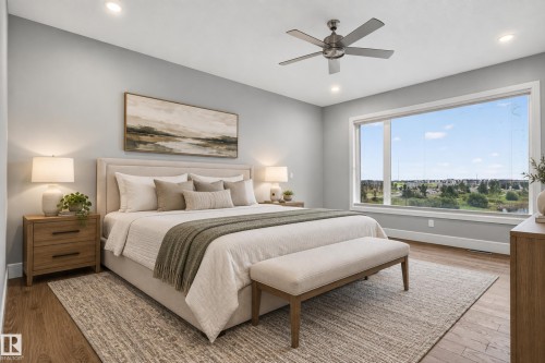 Virtually staged bedroom - 2219 22 Street Nw, Edmonton, AB 