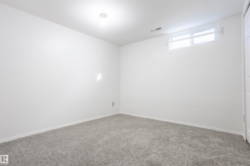 White painted walls with light gray carpeting - 17927 80 Avenue Nw, Edmonton, AB 