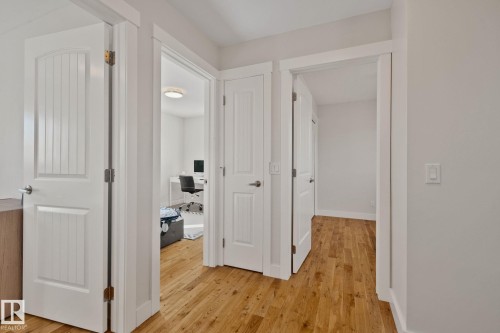 Wood-finish flooring throughout - 12403 29A Avenue Nw, Edmonton, AB 