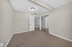 Neutral-toned walls complement plush carpet flooring - 