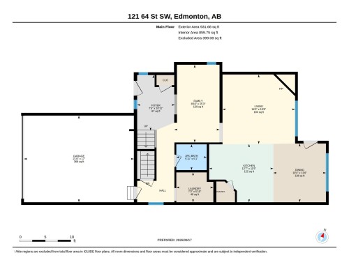 Floor plan - 121 64 Street Sw, Edmonton, AB 
