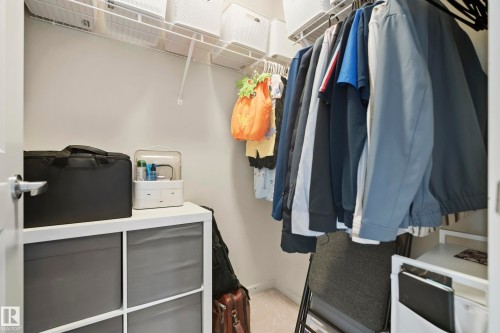 Built-in wire shelving system provides storage - #419 5515 7 Av Sw, Edmonton, AB 