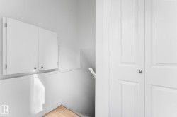 Closet and main entry for basement suite - 