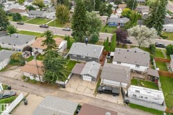 Residential property with mature trees and established landscaping - 