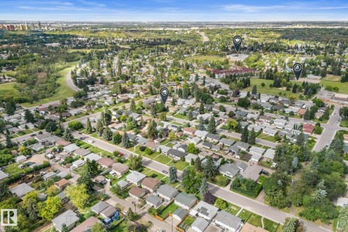 Residential property with mature trees and established landscaping - 6108 102 Avenue Nw, Edmonton, AB 