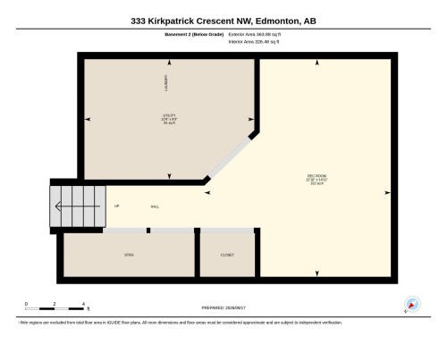 Floor plan - 333 Kirkpatrick Crescent Nw, Edmonton, AB 