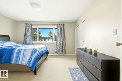Wall-to-wall carpeting with neutral tone walls - 