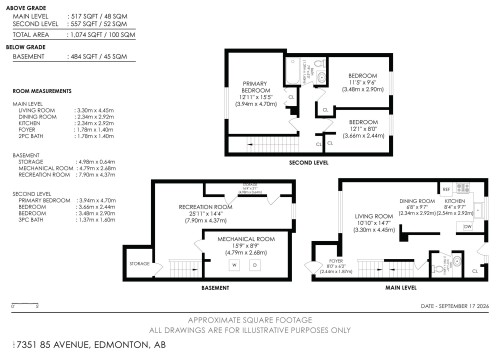 Floor plan - 17351 85 Avenue Nw, Edmonton, AB 
