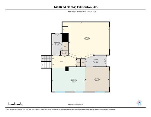 Floor plan - 14916 94 Street Nw, Edmonton, AB 