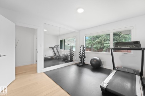 14128 98 Avenue Nw, Edmonton, AB - Indoor Photo Showing Gym Room