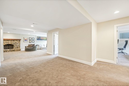 14128 98 Avenue Nw, Edmonton, AB - Indoor With Fireplace