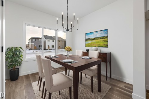 18847 29 Avenue Nw, Edmonton, AB - Indoor Photo Showing Dining Room