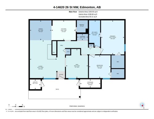 Floor plan - #4 14620 26 St Nw, Edmonton, AB 