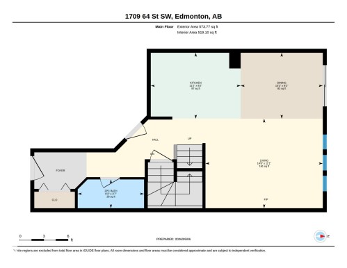 Floor plan - 1709 64 Street Sw, Edmonton, AB 