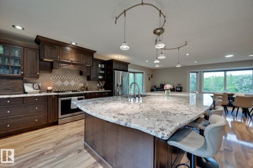 #100 22549 Twp Rd 510, Rural Leduc County, AB - Indoor Photo Showing Kitchen With Upgraded Kitchen
