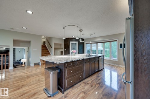 #100 22549 Twp Rd 510, Rural Leduc County, AB - Indoor Photo Showing Kitchen With Upgraded Kitchen