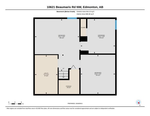 Floor plan - 10621 Beaumaris Road Nw, Edmonton, AB 
