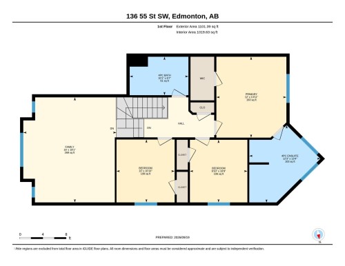 Floor plan - 136 55 Street Sw, Edmonton, AB 