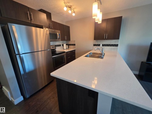 #20 2004 Trumpeter Wy Nw, Edmonton, AB - Indoor Photo Showing Kitchen With Stainless Steel Kitchen With Double Sink