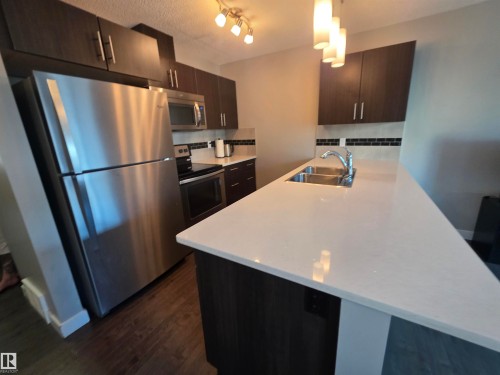 #20 2004 Trumpeter Wy Nw, Edmonton, AB - Indoor Photo Showing Kitchen With Stainless Steel Kitchen With Double Sink